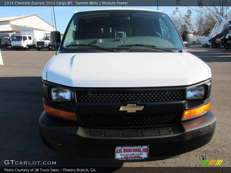Summit White / Medium Pewter 2014 Chevrolet Express 2500 Cargo WT