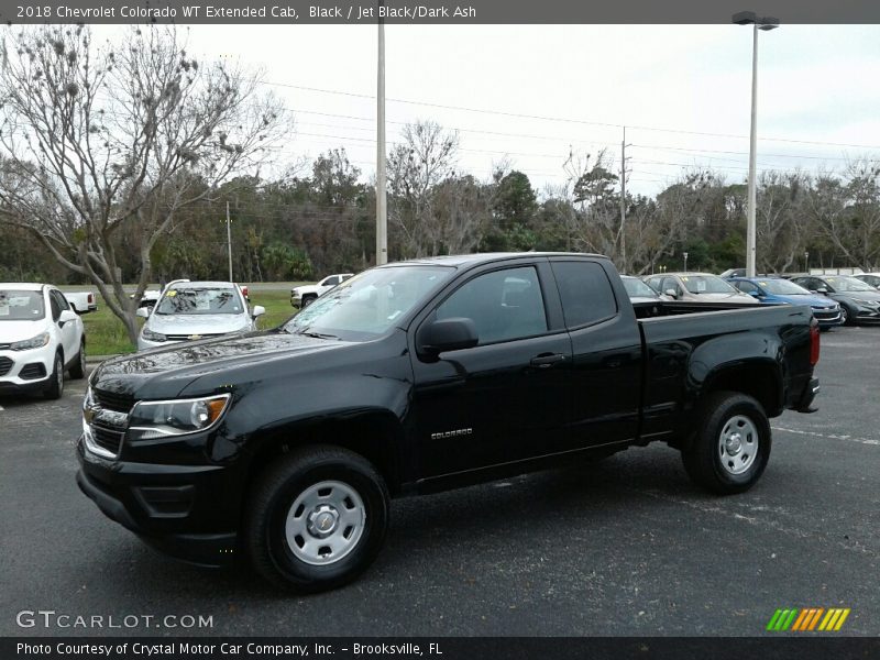 Black / Jet Black/Dark Ash 2018 Chevrolet Colorado WT Extended Cab