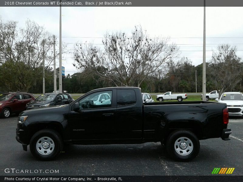 Black / Jet Black/Dark Ash 2018 Chevrolet Colorado WT Extended Cab