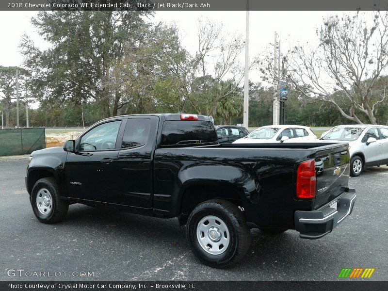 Black / Jet Black/Dark Ash 2018 Chevrolet Colorado WT Extended Cab