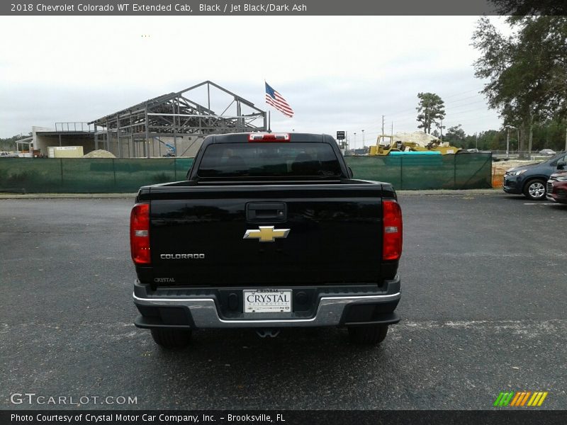 Black / Jet Black/Dark Ash 2018 Chevrolet Colorado WT Extended Cab