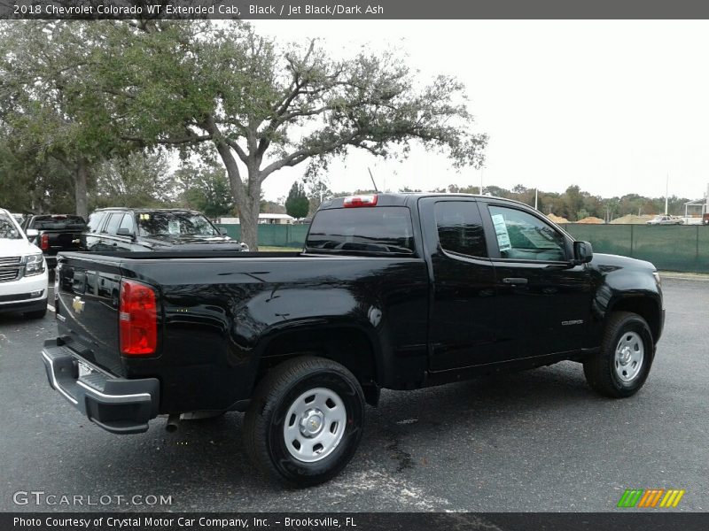 Black / Jet Black/Dark Ash 2018 Chevrolet Colorado WT Extended Cab
