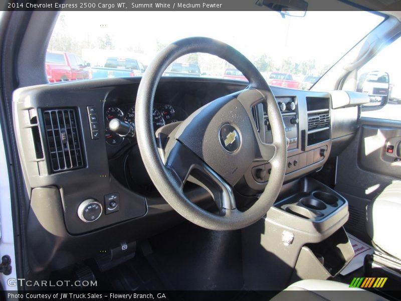 Summit White / Medium Pewter 2014 Chevrolet Express 2500 Cargo WT