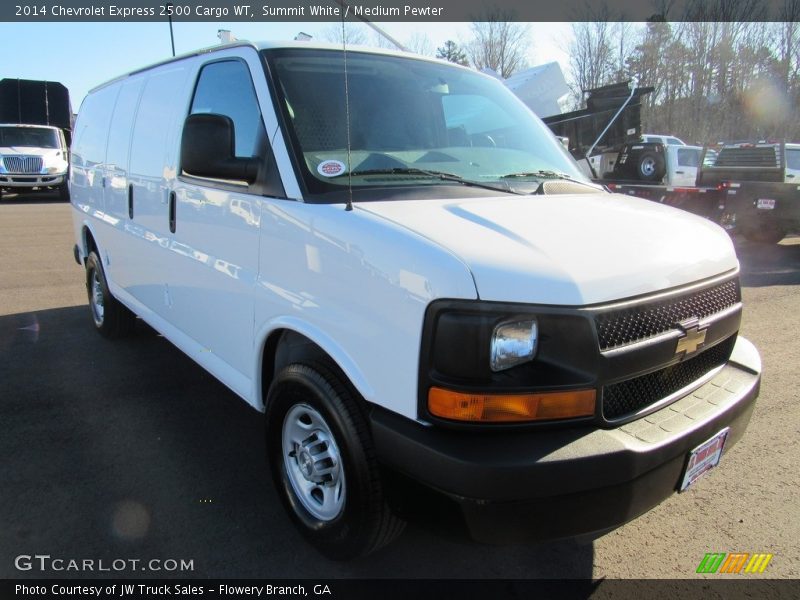 Summit White / Medium Pewter 2014 Chevrolet Express 2500 Cargo WT