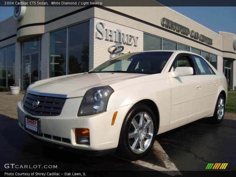 White Diamond / Light Neutral 2004 Cadillac CTS Sedan