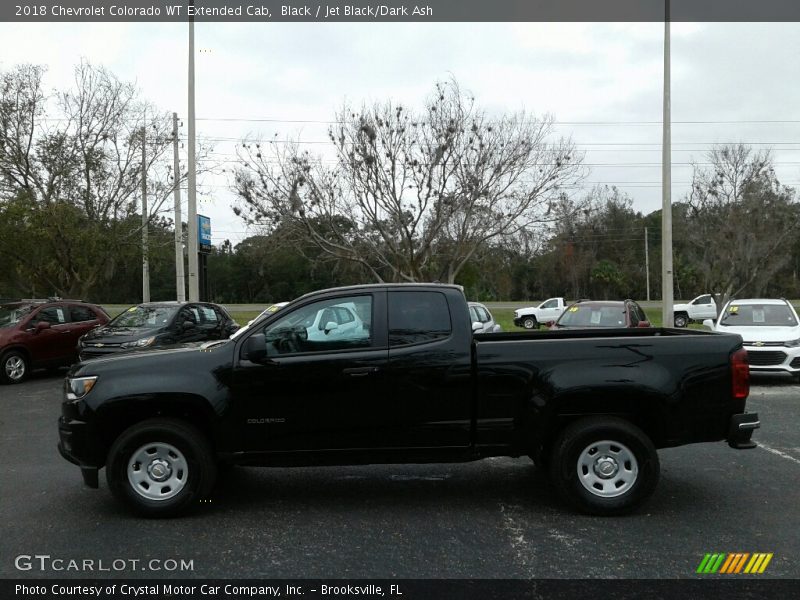 Black / Jet Black/Dark Ash 2018 Chevrolet Colorado WT Extended Cab