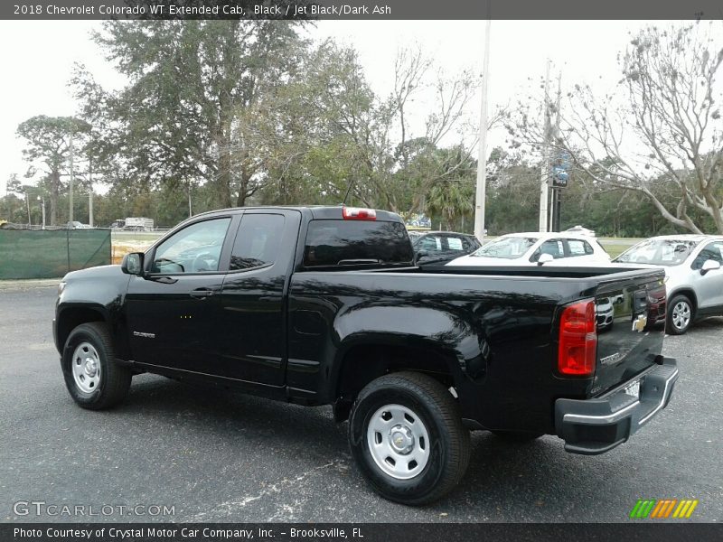 Black / Jet Black/Dark Ash 2018 Chevrolet Colorado WT Extended Cab