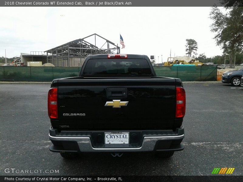Black / Jet Black/Dark Ash 2018 Chevrolet Colorado WT Extended Cab