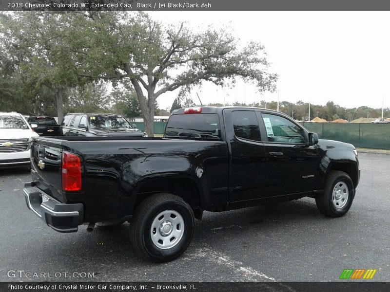Black / Jet Black/Dark Ash 2018 Chevrolet Colorado WT Extended Cab