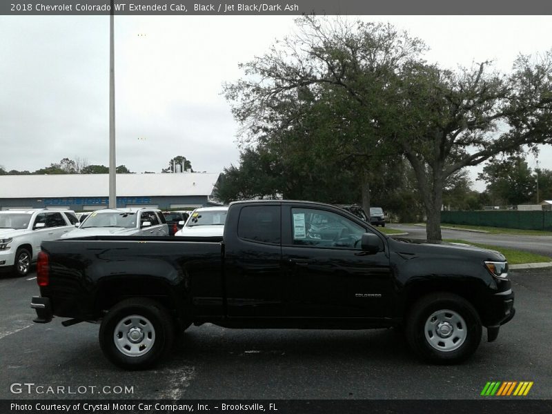 Black / Jet Black/Dark Ash 2018 Chevrolet Colorado WT Extended Cab