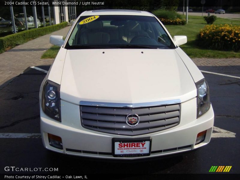 White Diamond / Light Neutral 2004 Cadillac CTS Sedan