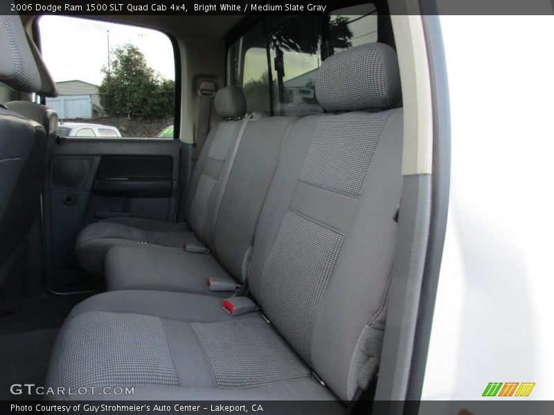 Bright White / Medium Slate Gray 2006 Dodge Ram 1500 SLT Quad Cab 4x4