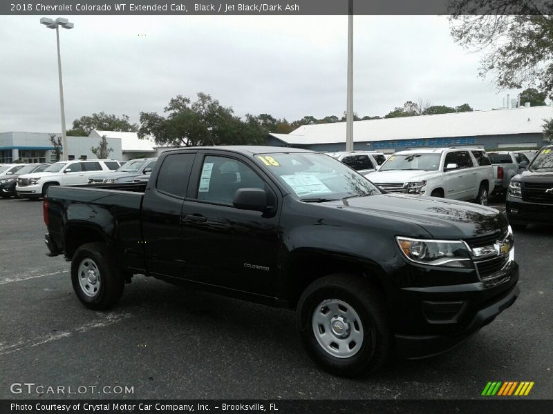Black / Jet Black/Dark Ash 2018 Chevrolet Colorado WT Extended Cab