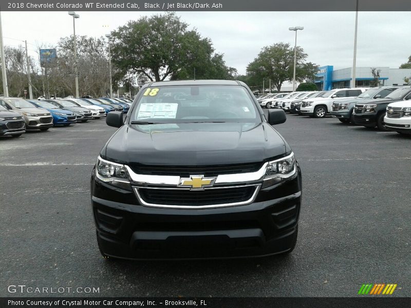 Black / Jet Black/Dark Ash 2018 Chevrolet Colorado WT Extended Cab
