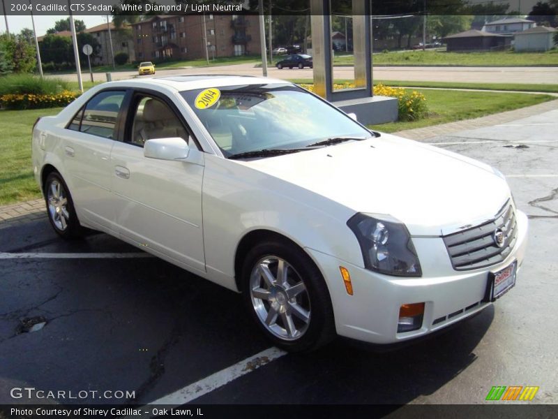 White Diamond / Light Neutral 2004 Cadillac CTS Sedan