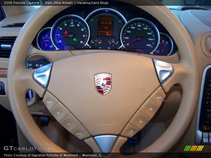 Dark Olive Metallic / Havanna/Sand Beige 2006 Porsche Cayenne S