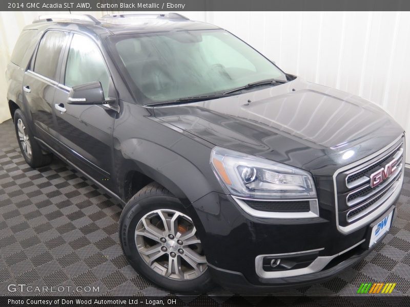 Carbon Black Metallic / Ebony 2014 GMC Acadia SLT AWD