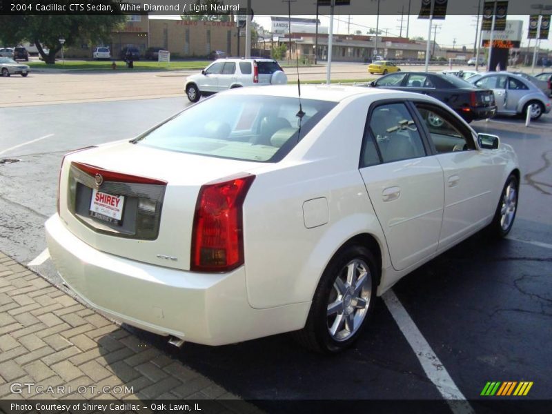 White Diamond / Light Neutral 2004 Cadillac CTS Sedan