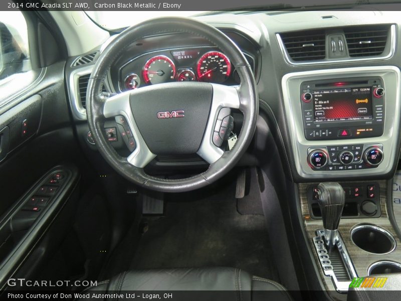 Carbon Black Metallic / Ebony 2014 GMC Acadia SLT AWD