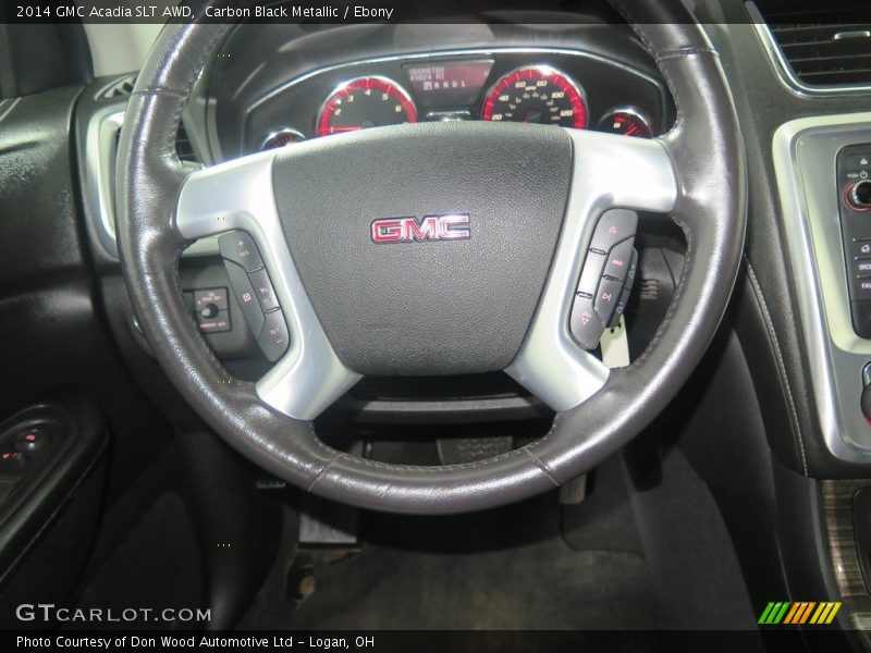 Carbon Black Metallic / Ebony 2014 GMC Acadia SLT AWD