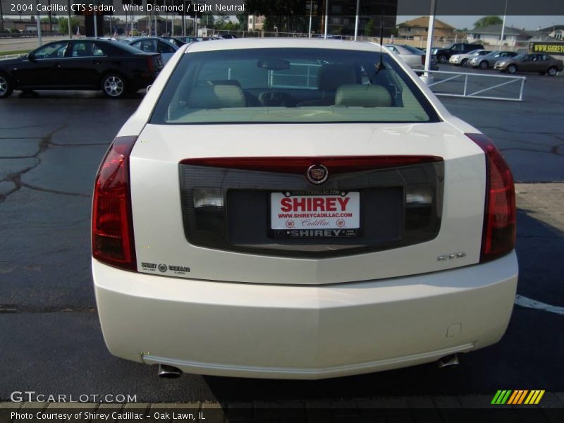 White Diamond / Light Neutral 2004 Cadillac CTS Sedan