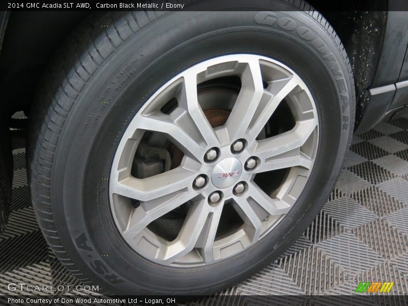 Carbon Black Metallic / Ebony 2014 GMC Acadia SLT AWD