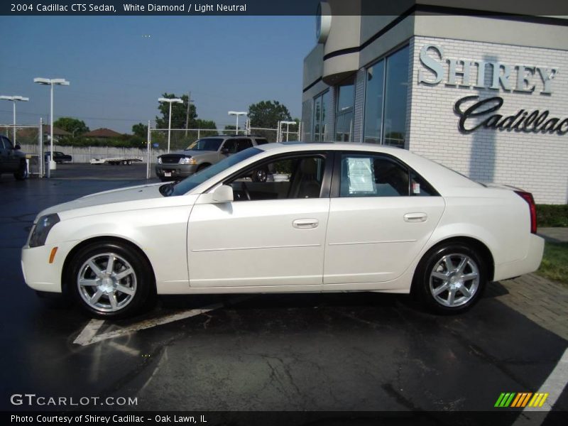 White Diamond / Light Neutral 2004 Cadillac CTS Sedan