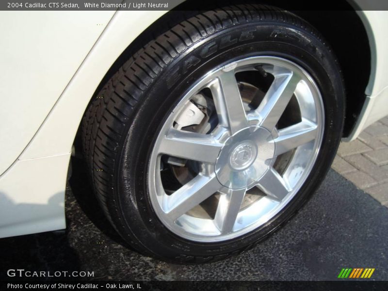 White Diamond / Light Neutral 2004 Cadillac CTS Sedan