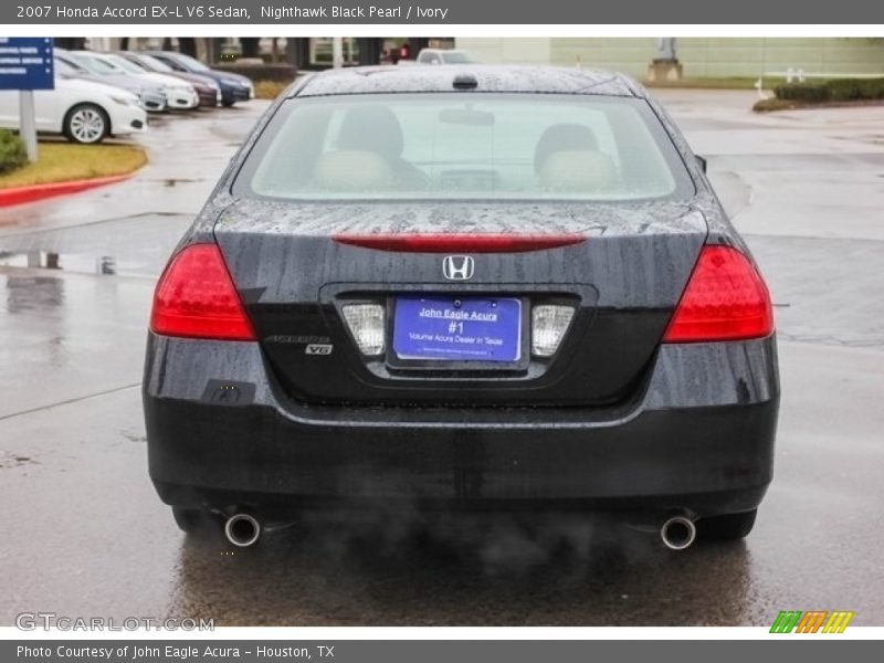 Nighthawk Black Pearl / Ivory 2007 Honda Accord EX-L V6 Sedan