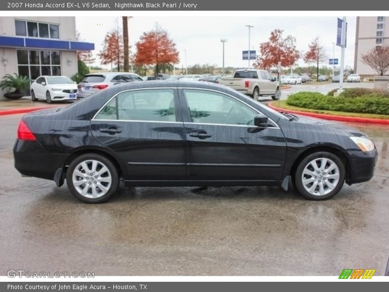 Nighthawk Black Pearl / Ivory 2007 Honda Accord EX-L V6 Sedan