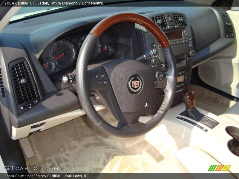 White Diamond / Light Neutral 2004 Cadillac CTS Sedan