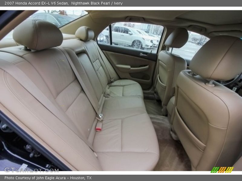 Nighthawk Black Pearl / Ivory 2007 Honda Accord EX-L V6 Sedan