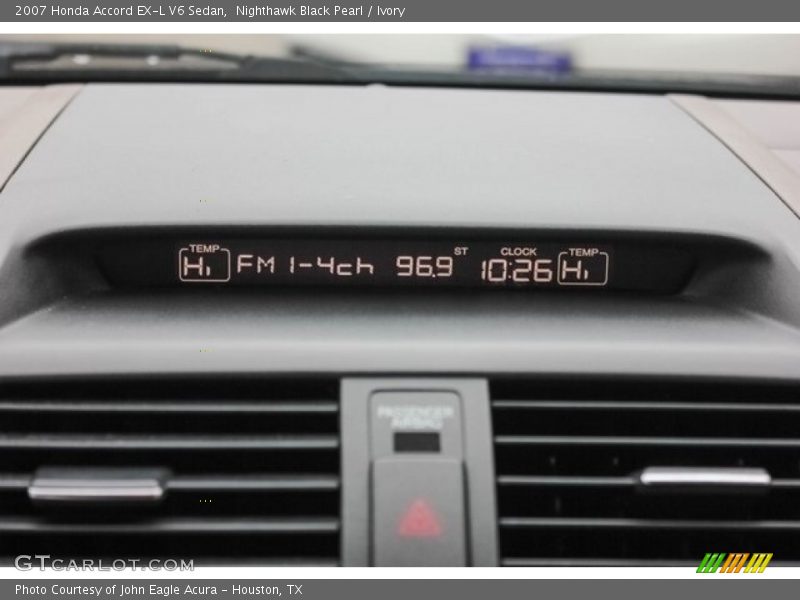 Nighthawk Black Pearl / Ivory 2007 Honda Accord EX-L V6 Sedan