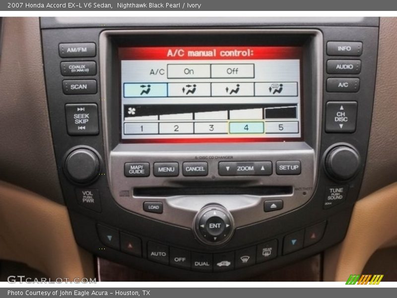 Nighthawk Black Pearl / Ivory 2007 Honda Accord EX-L V6 Sedan