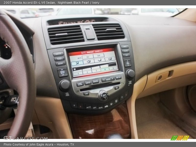 Nighthawk Black Pearl / Ivory 2007 Honda Accord EX-L V6 Sedan