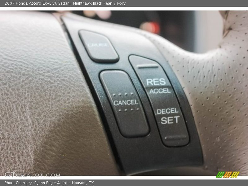 Nighthawk Black Pearl / Ivory 2007 Honda Accord EX-L V6 Sedan