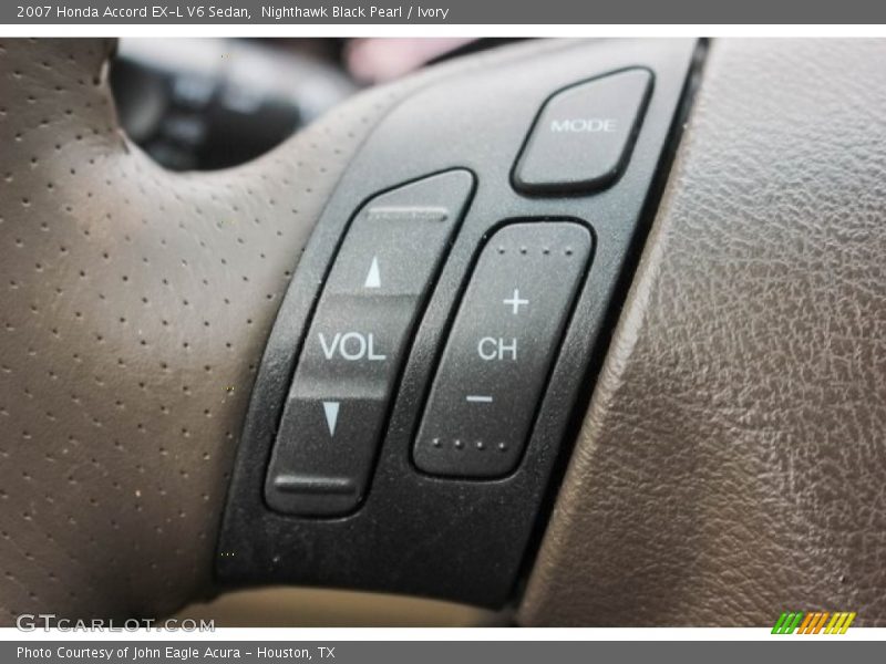 Nighthawk Black Pearl / Ivory 2007 Honda Accord EX-L V6 Sedan