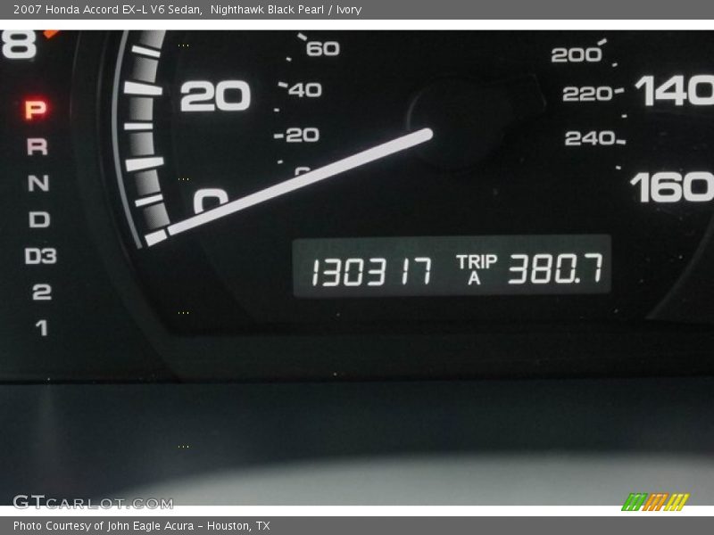 Nighthawk Black Pearl / Ivory 2007 Honda Accord EX-L V6 Sedan