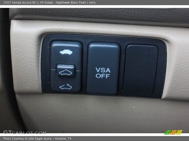 Nighthawk Black Pearl / Ivory 2007 Honda Accord EX-L V6 Sedan