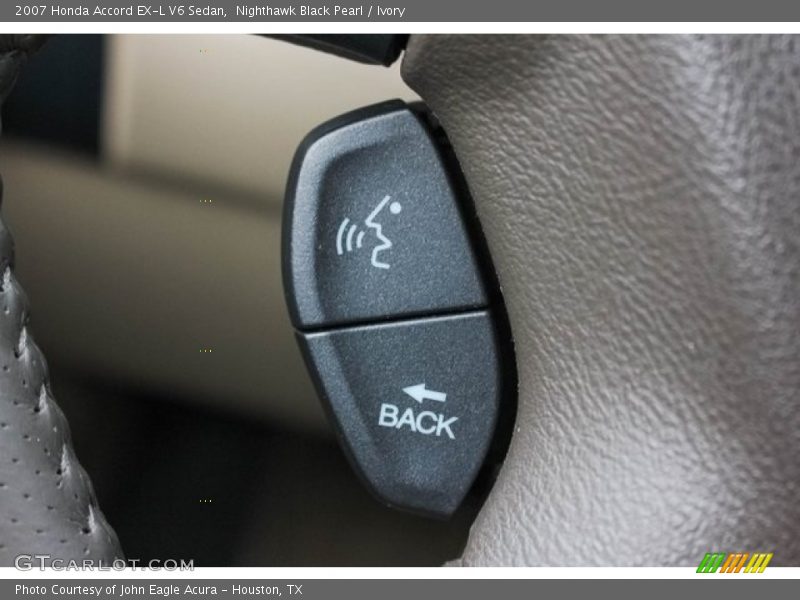 Nighthawk Black Pearl / Ivory 2007 Honda Accord EX-L V6 Sedan