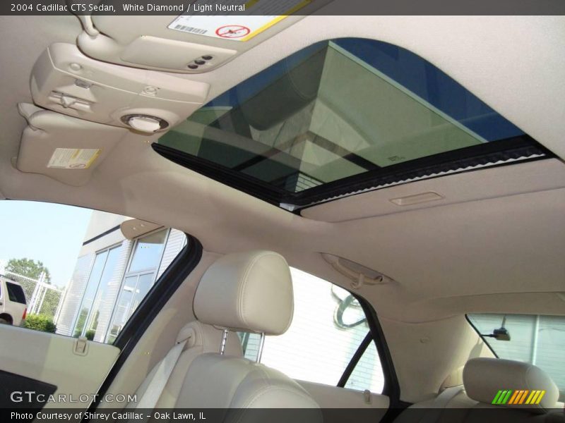 White Diamond / Light Neutral 2004 Cadillac CTS Sedan