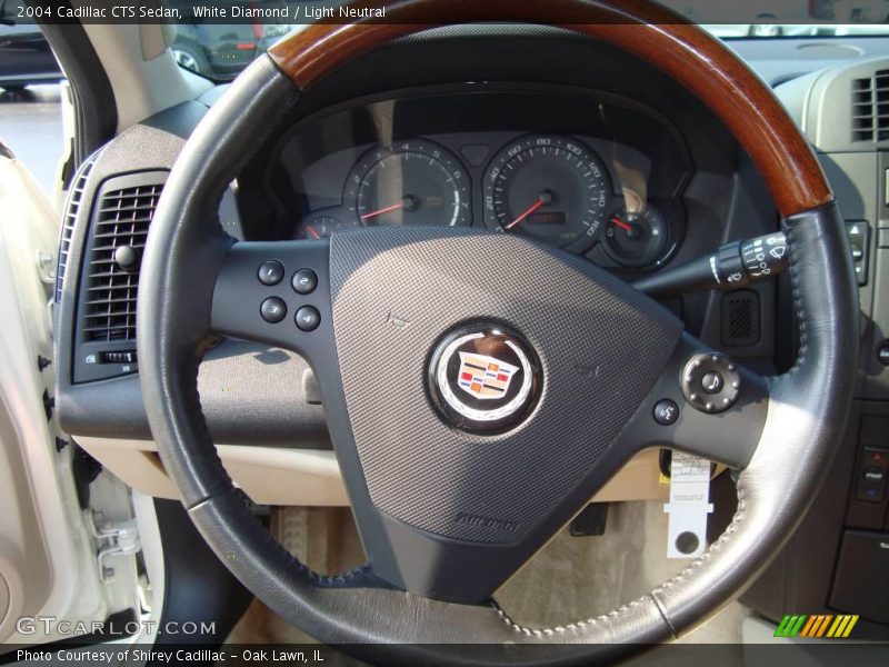 White Diamond / Light Neutral 2004 Cadillac CTS Sedan