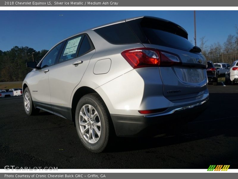 Silver Ice Metallic / Medium Ash Gray 2018 Chevrolet Equinox LS