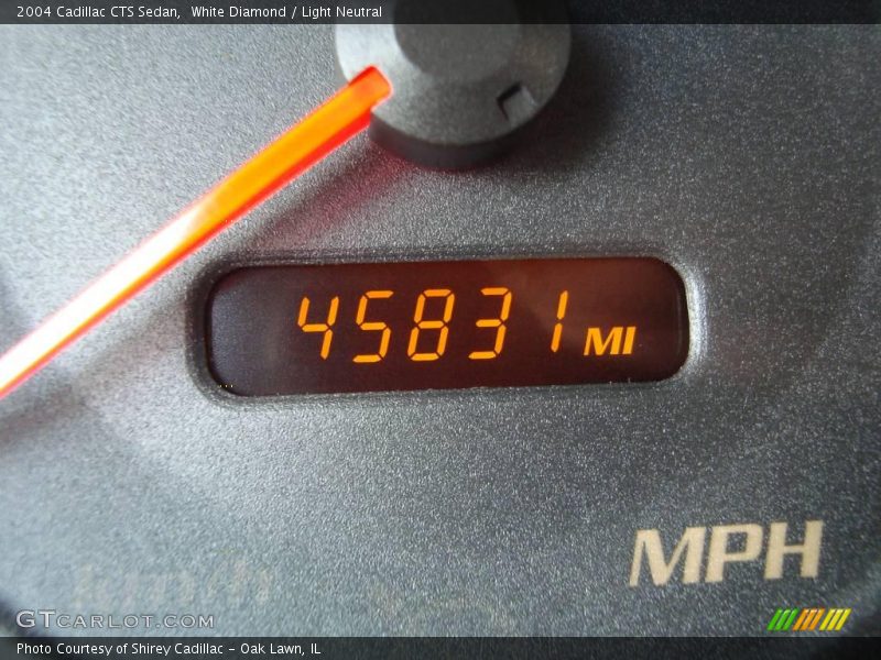 White Diamond / Light Neutral 2004 Cadillac CTS Sedan