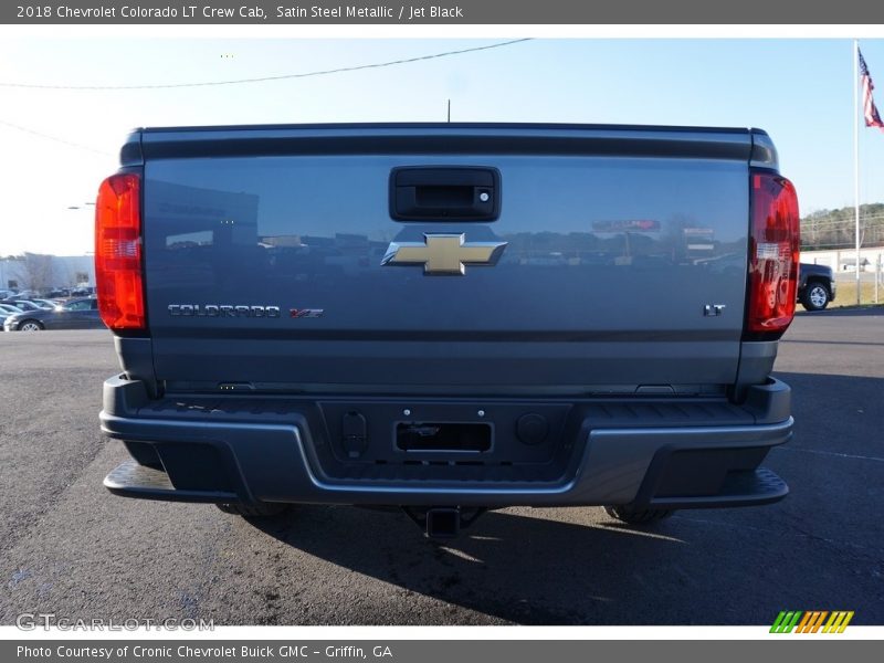 Satin Steel Metallic / Jet Black 2018 Chevrolet Colorado LT Crew Cab