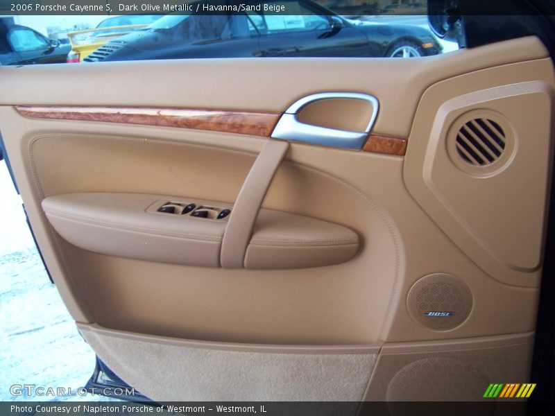 Dark Olive Metallic / Havanna/Sand Beige 2006 Porsche Cayenne S
