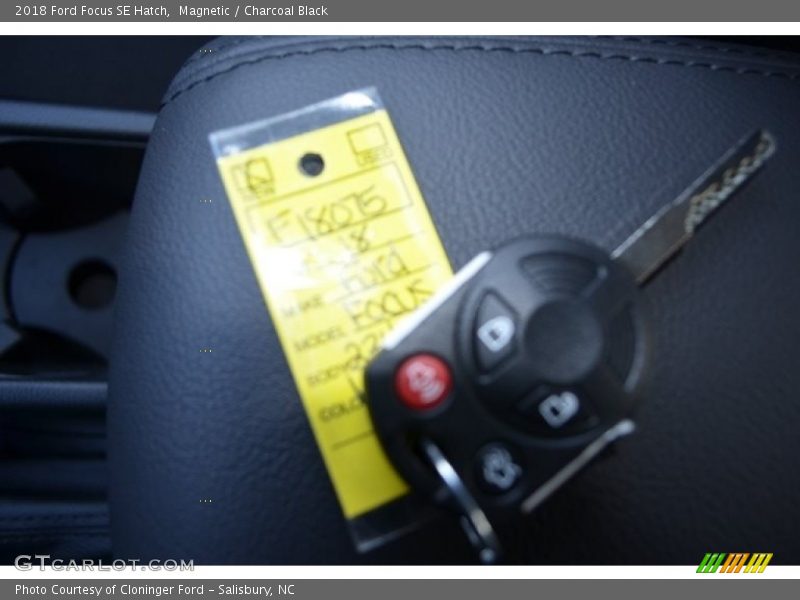 Magnetic / Charcoal Black 2018 Ford Focus SE Hatch