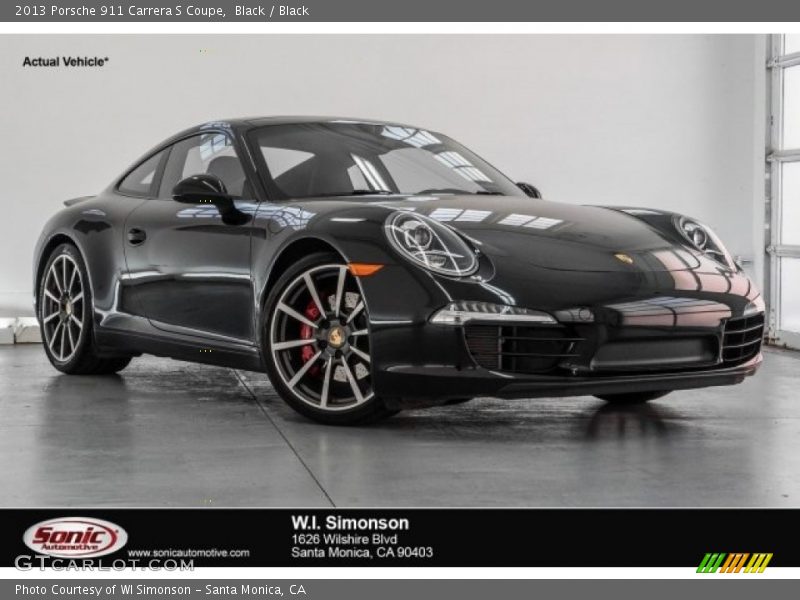 Black / Black 2013 Porsche 911 Carrera S Coupe