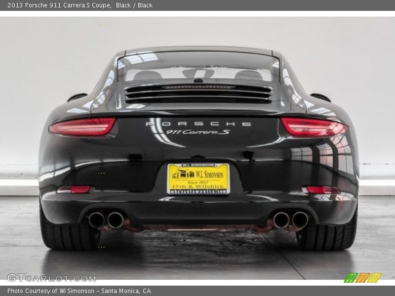 Black / Black 2013 Porsche 911 Carrera S Coupe