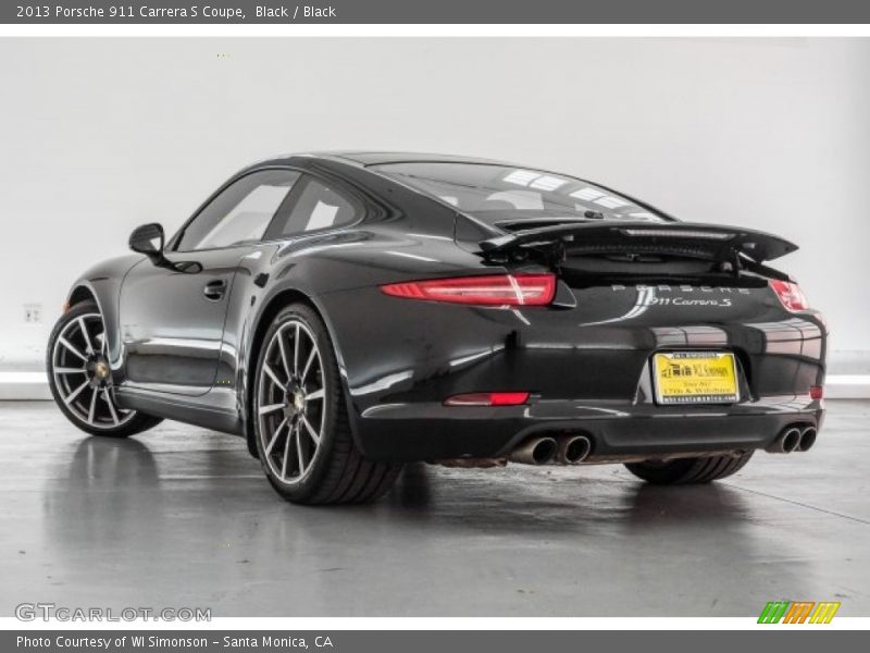 Black / Black 2013 Porsche 911 Carrera S Coupe